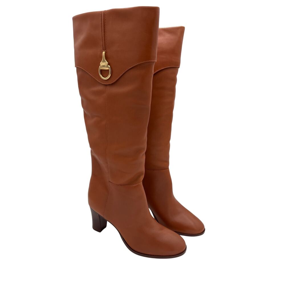 Areezo Brown Leather Boot Size 6.5